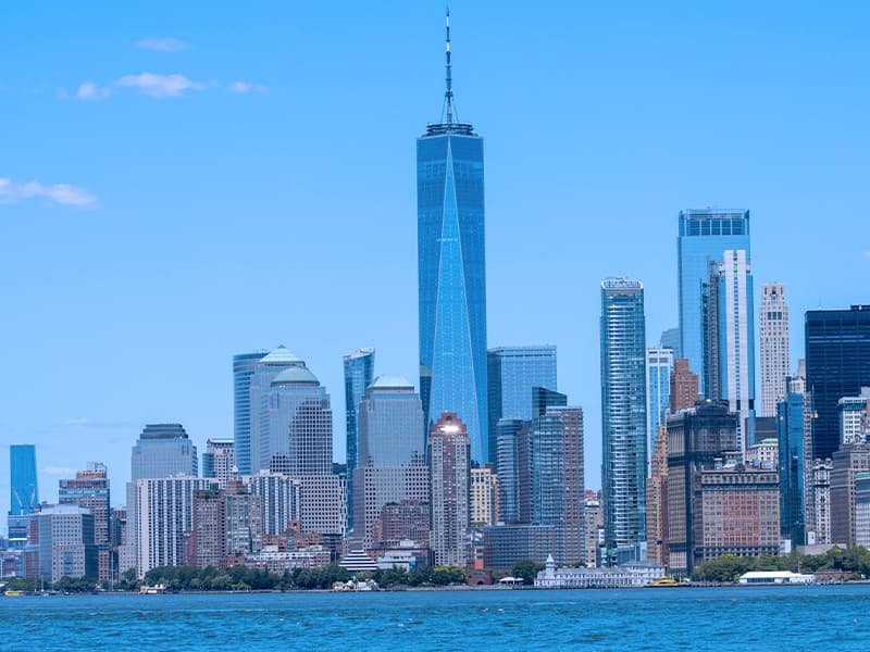 the new york city skyline